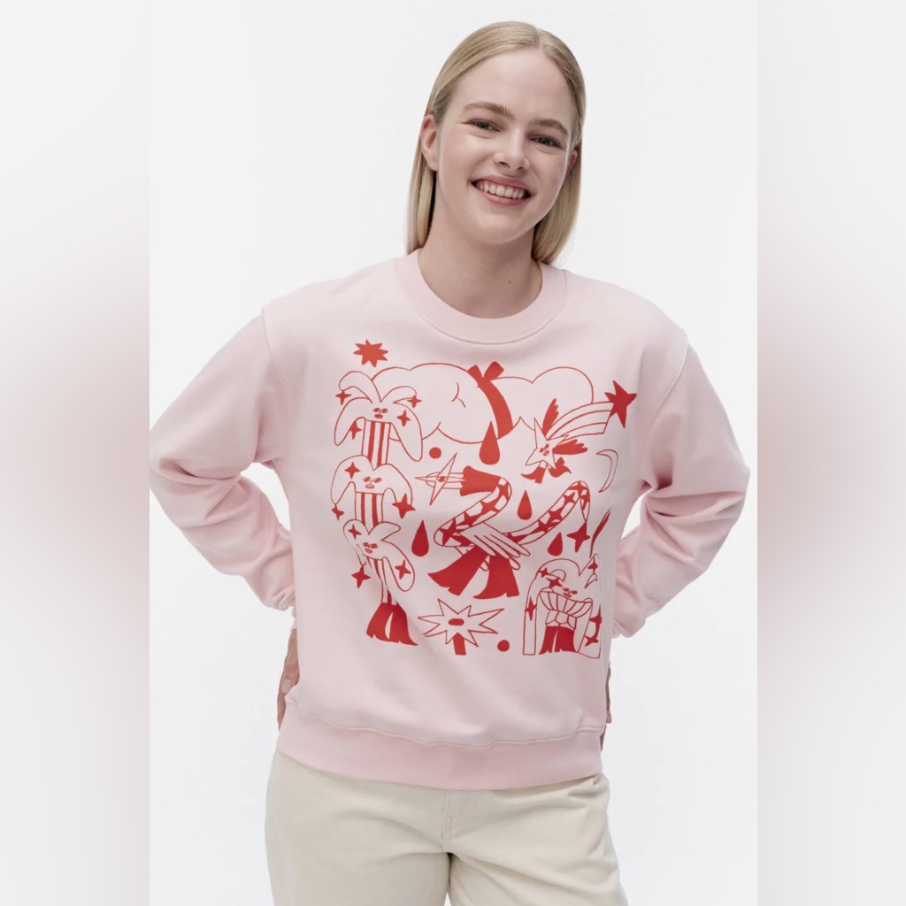 Nwt Marimekko Leiot Aureate Glow Sweatshirt - Size Small